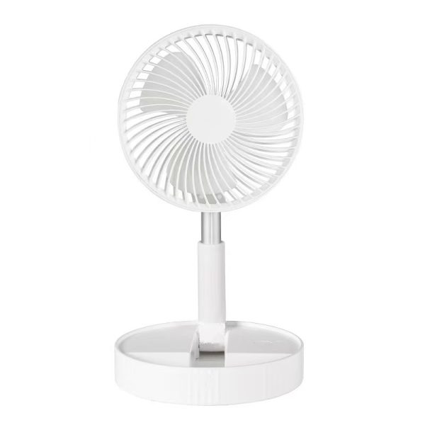 8吋折疊伸縮電風扇4檔調節5段超長拉伸桌地兩用USB充電續航7200HA大容量電池 - Image 3